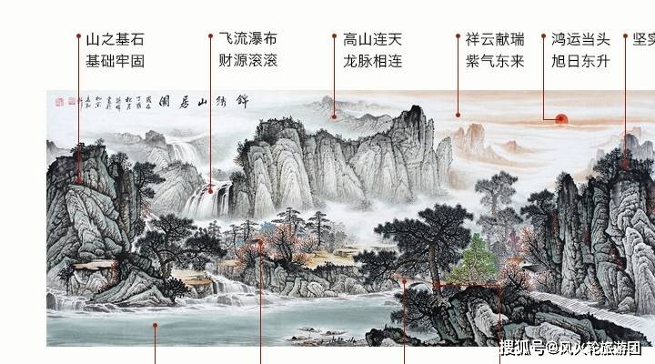 沙发背景墙挂什么画好一精品国画蒋伟新品