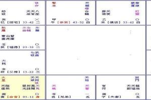 八字大限小限查询表紫微斗数断例