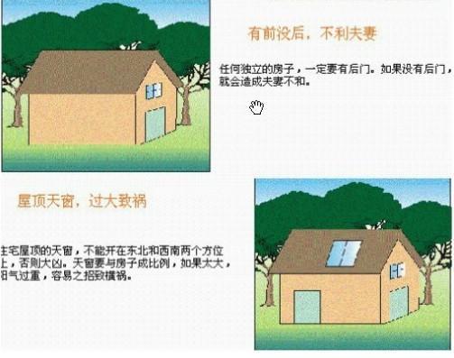 局部装饰 现代建筑风水学图解